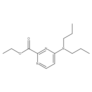 Ethyl 4-(dipropylamino)pyrimidine-2-carboxylate Structure