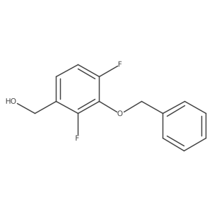 (3-(Benzyloxy)-2,4-difluorophenyl)methanol Structure