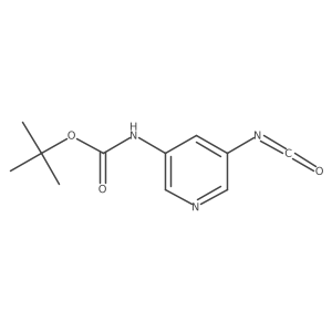 tert-butyl N-(5-isocyanatopyridin-3-yl)carbamate Structure
