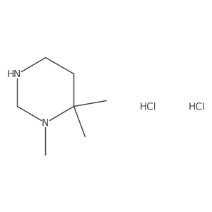 1,6,6-Trimethyl-1,3-diazinane dihydrochloride结构式