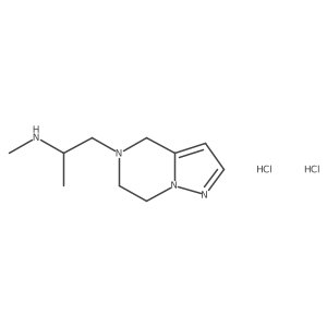 methyl[(2S)-1-{4H,5H,6H,7H-pyrazolo[1,5-a]pyrazin-5-yl}propan-2-yl]amine dihydrochloride结构式
