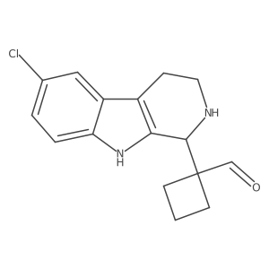 1-(6-Chloro2,3,4,9-tetrahydro-1H-beta-carbolin-1-yl)cyclobutanecarbaldehyde Structure