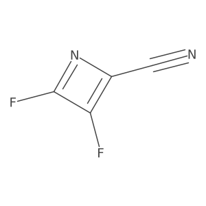 2-Azetecarbonitrile, 3,4-difluoro-, radical ion(1+)结构式