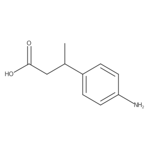 3-(4-Aminophenyl)butanoic acid Structure