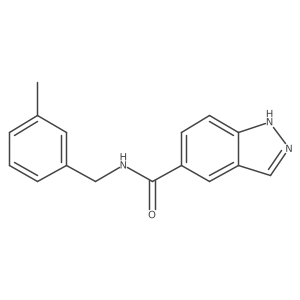 n-(3-Methylbenzyl)-1h-indazole-5-carboxamide结构式