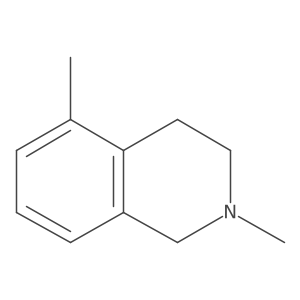 2,5-Dimethyl-1,2,3,4-tetrahydroisoquinoline结构式
