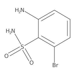 2-Amino-6-bromobenzenesulfonamide Structure