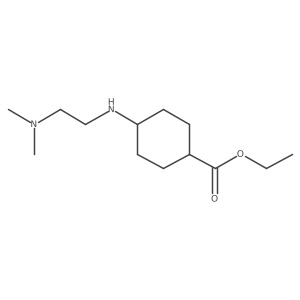 Ethyl 4-((2-(dimethylamino)ethyl)amino)cyclohexane-1-carboxylate结构式
