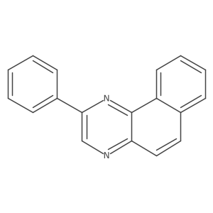 2-Phenylbenzo[f]quinoxaline结构式