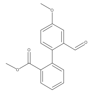 Methyl 2-(2'-formyl-4'-methoxyphenyl)benzoate Structure
