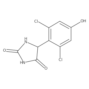 5-(2,6-Dichloro-4-hydroxyphenyl)-2,4-imidazolidinedione结构式