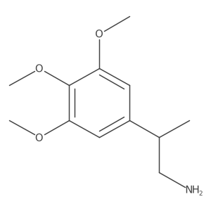 2-(3,4,5-Trimethoxyphenyl)propan-1-amine Structure