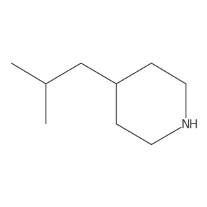 4-(2-Methylpropyl)piperidine结构式