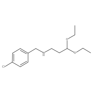 4-Chloro-N-(3,3-diethoxypropyl)benzenemethanamine结构式