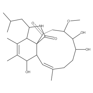 Aspochalasin L结构式