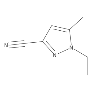 1-Ethyl-5-methyl-1H-pyrazole-3-carbonitrile Structure