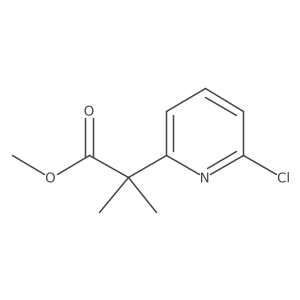 Methyl 2-(6-chloropyridin-2-yl)-2-methylpropanoate Structure