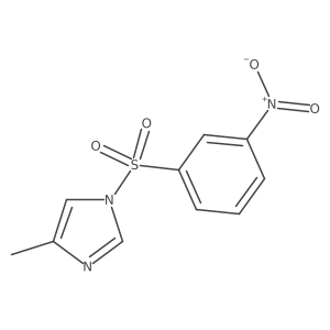 4-methyl-1-((3-nitrophenyl)sulfonyl)-1H-imidazole Structure