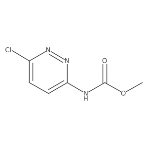 Methyl 6-chloro-3-pyridazinylcarbamate结构式