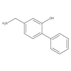 3-Hydroxy-4-phenylbenzylamine结构式