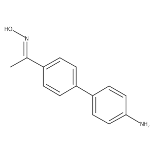 1-(4'-Amino[1,1'-biphenyl]-4-yl)ethanone oxime Structure