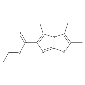 2,3,5-Trimethyl-imidazo[2,1-b]thiazole-6-carboxylic acid ethyl ester结构式