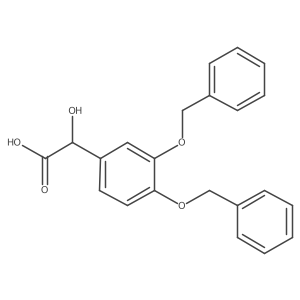 3,4-Bis(benzyloxy)mandelic Acid Structure