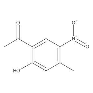 1-(2-Hydroxy-4-methyl-5-nitrophenyl)ethanone Structure