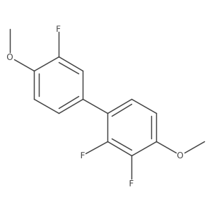 2,3,3'-Trifluoro-4,4'-dimethoxy-1,1'-biphenyl结构式