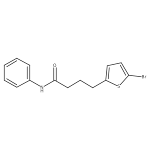 5-Bromo-N-phenyl-2-thiophenebutanamide结构式
