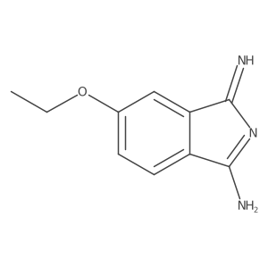 5-Ethoxy-1-imino-1H-isoindol-3-amine结构式