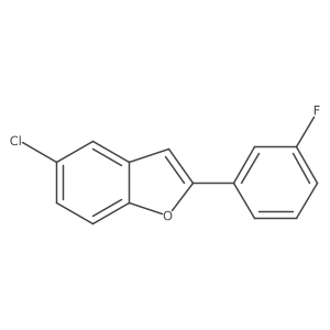 5-Chloro-2-(3-fluorophenyl)benzofuran Structure