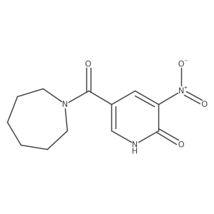 5-(azepan-1-ylcarbonyl)-3-nitropyridin-2(1H)-one结构式