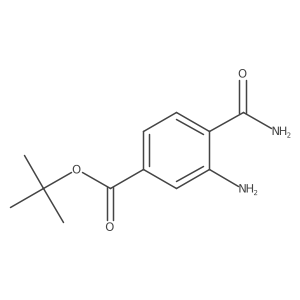 1,1-Dimethylethyl 3-amino-4-(aminocarbonyl)benzoate Structure