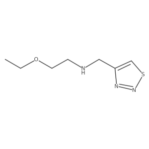 (2-Ethoxyethyl)(1,2,3-thiadiazol-4-ylmethyl)amine Structure
