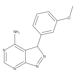 3-(3-Methoxyphenyl)-3h-pyrazolo[3,4-d]pyrimidin-4-amine Structure