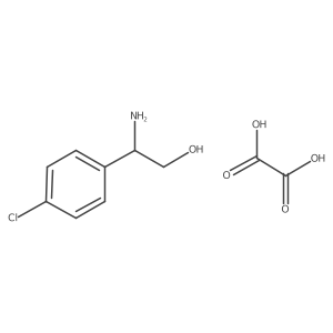 2-Amino-2-(4-chlorophenyl)ethanol oxalate结构式