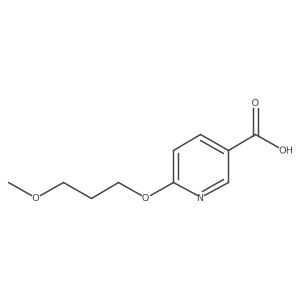 6-(3-Methoxypropoxy)pyridine-3-carboxylic acid Structure