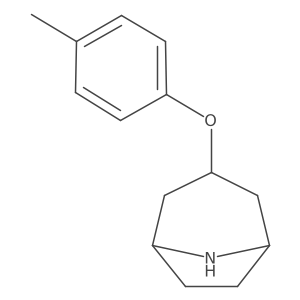 3-(4-Methylphenoxy)-8-azabicyclo[3.2.1]octane结构式