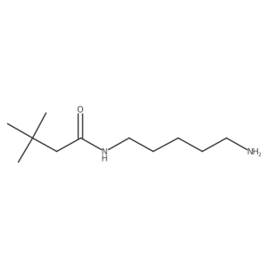 N-(5-aminopentyl)-3,3-dimethylbutanamide Structure