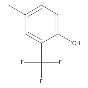 4-Methyl-2-(trifluoromethyl)phenol Structure