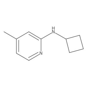 N-cyclobutyl-4-methylpyridin-2-amine结构式