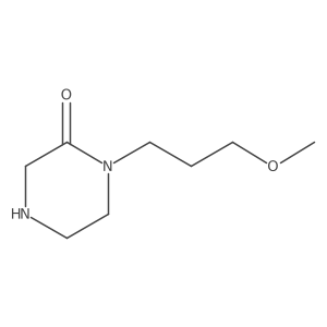1-(3-Methoxypropyl)piperazin-2-one Structure
