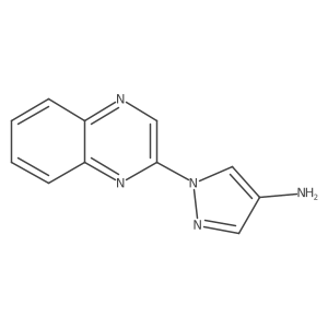 1-(quinoxalin-2-yl)-1H-pyrazol-4-amine结构式