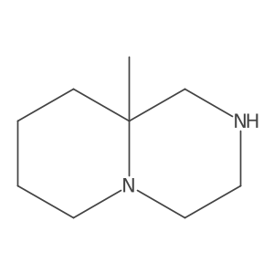 9a-Methyloctahydro-1H-pyrido[1,2-a]pyrazine结构式