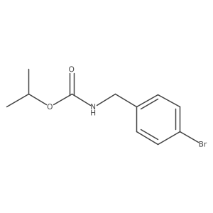 Carbamic acid, N-[(4-bromophenyl)methyl]-, 1-methylethyl ester结构式