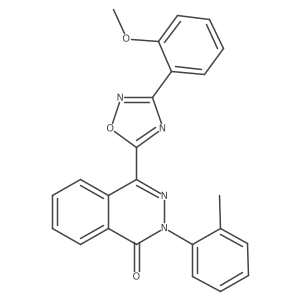 4-[3-(2-methoxyphenyl)-1,2,4-oxadiazol-5-yl]-2-(2-methylphenyl)phthalazin-1(2H)-one Structure