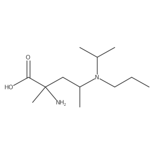 2-Methyl-4-[(1-methylethyl)propylamino]norvaline Structure