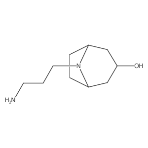 8-Azabicyclo[3.2.1]octan-3-ol, 8-(3-aminopropyl)- Structure