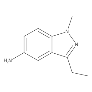3-Ethyl-1-methyl-1h-indazol-5-amine Structure